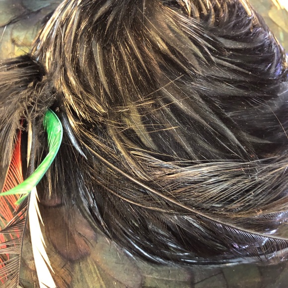 Circa 70’s ladies all feather brim hat. Fits most. - Picture 7 of 8